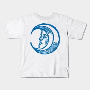 The Moon's Face - Medieval Graphic Kids T-Shirt